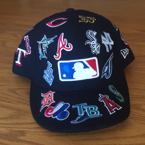 mlb logo cap